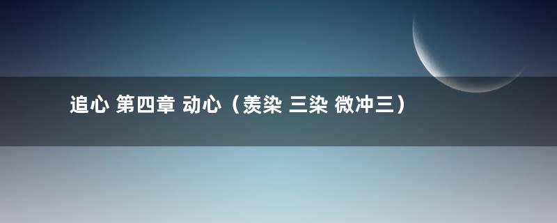 追心 第四章 动心（羡染 三染 微冲三）虐身虐心